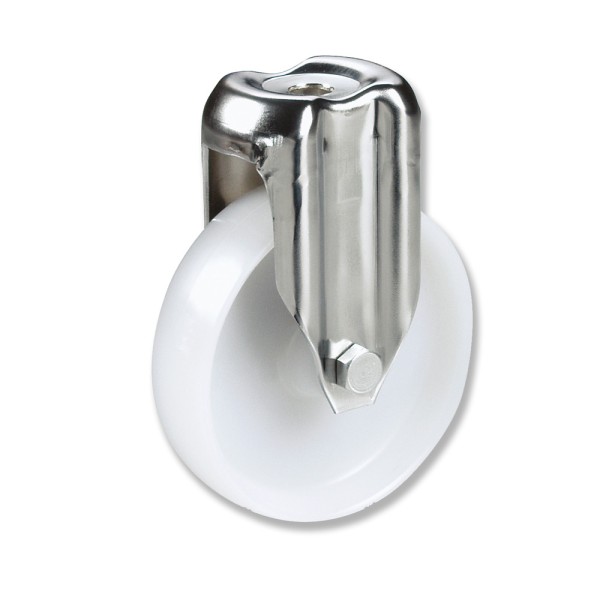 BTF3 125 NYL3 - Soporte fijo, Sujeción por tornillo, Rueda Nylon