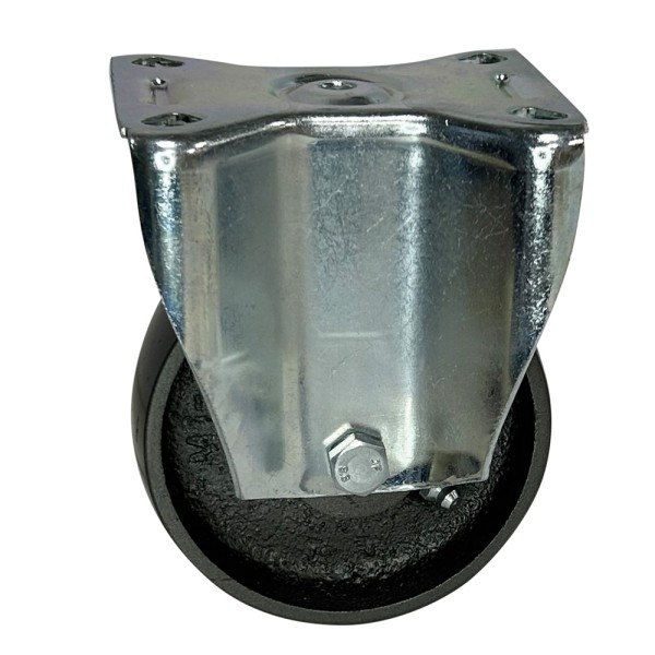 FPF4 100 HFB4 - Soporte fijo, Sujeción por pletina, Rueda Hierro fundido