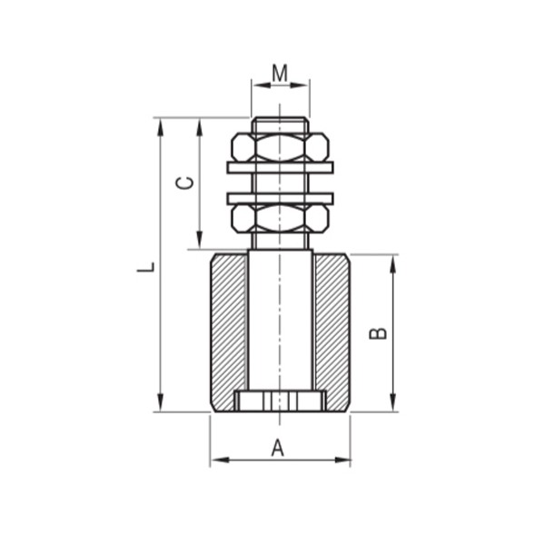 RODILLO GUIA NYLON d35X40