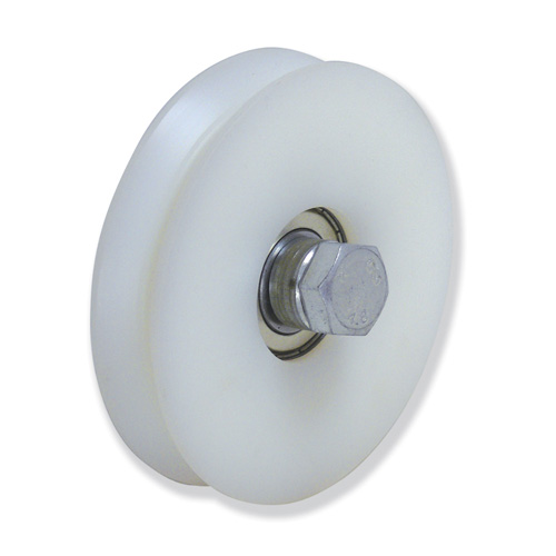 Ruedas 1 cojinete - Canal V. Nylon