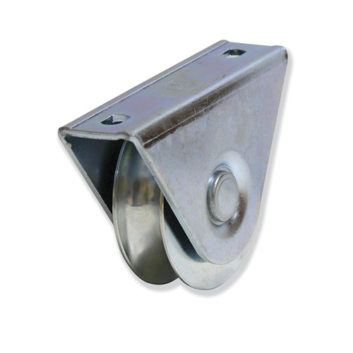 Ruedas con soporte sobreponer - Canal U. Zincadas