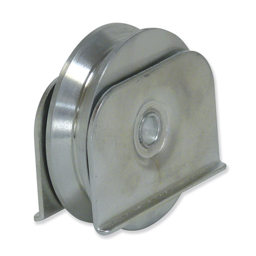 Ruedas con soporte soldar - Canal V. Zincadas