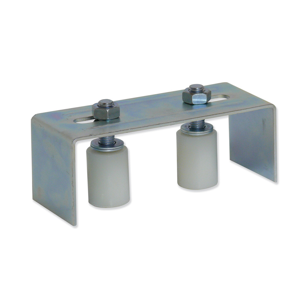 Soporte 2 rodillos guía - Zincado