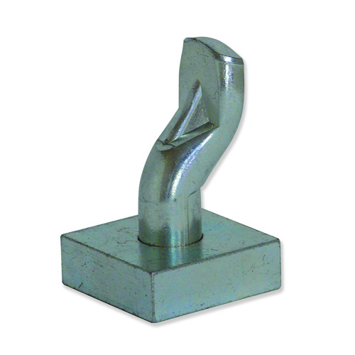Pivote + placa con base - Zincado